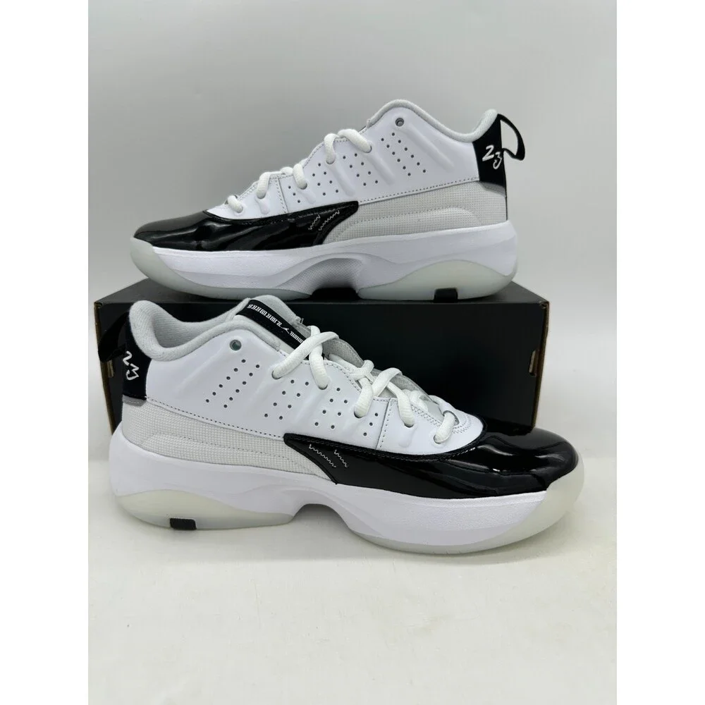 Jordan Max Aura 7 Mens Size 8.5 White Black basketball Athletic Shoes HQ2091 100